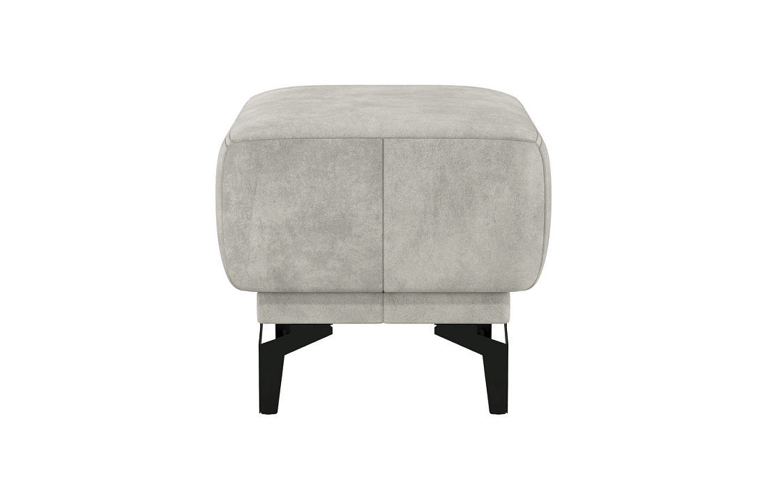 Одри / пуф велюр Олимпия 060 серебристый серый